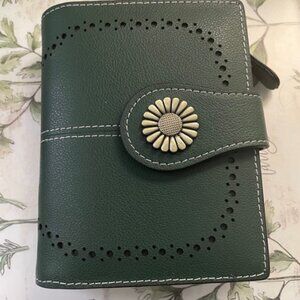 Small Womens Wallet Leather Bifold Card Holder